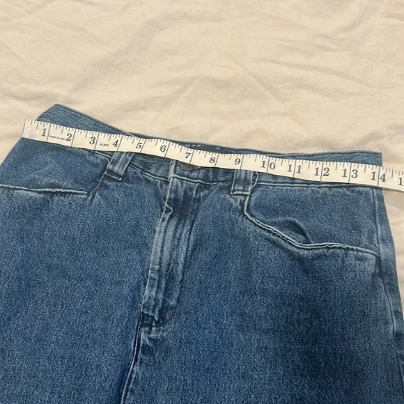 Lee vintage 90s high waisted denim midi skirt size small - Picture 5 of 6